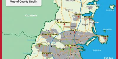 Карта Дублин